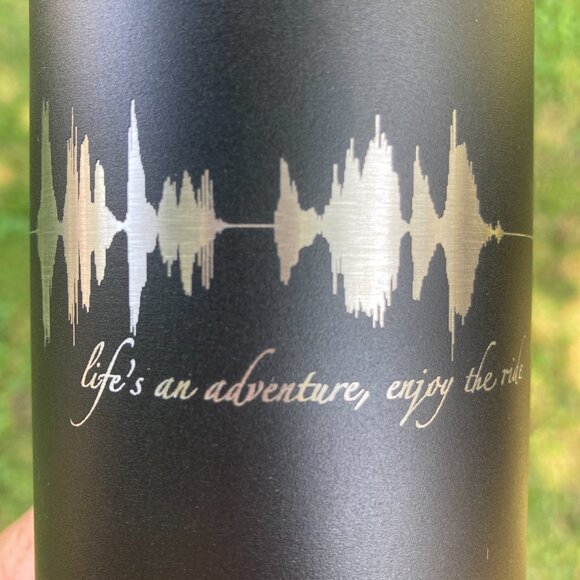 Life's An Adventure, Enjoy The Ride Soundwave 22oz Water Bottle - Picture 10 of 12